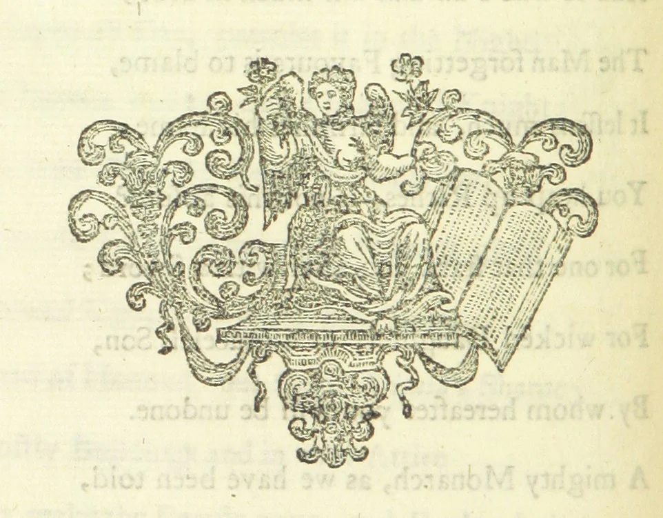 An illustration from Several Letters and Miscellany Poems ... The second edition, with an addition of many others. [With “An Appendix of Several Letters; or, Miscellany Poems.”, 1742, leaf 190