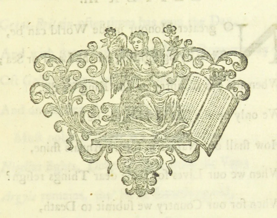 An illustration from Several Letters and Miscellany Poems ... The second edition, with an addition of many others. [With “An Appendix of Several Letters; or, Miscellany Poems.”, 1742, leaf 65