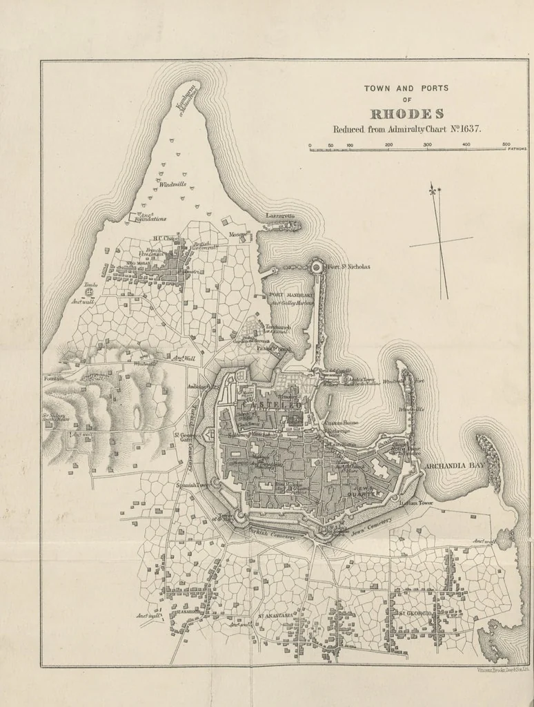 An illustration from L'Île de Rhodes, etc. [With a map, 1881, leaf 138