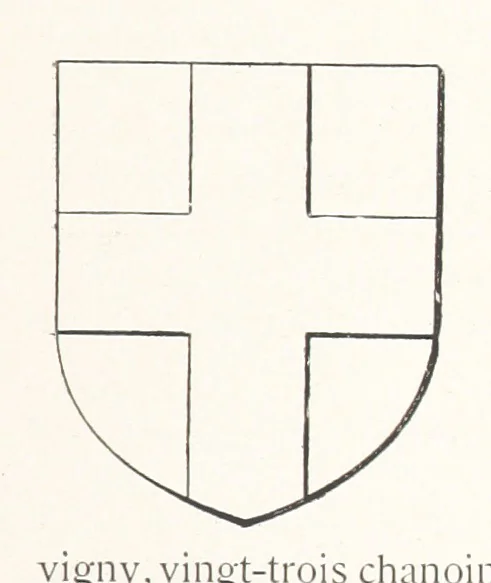 An illustration from Beaujolais-Forez-Dombes. Thizy et les environs. Armorial et notes généalogiques. Ouvrage orné de 380 gravures et rédigé d'après les notes éparses laissées par Étienne Mulsant, etc, 1899, leaf 11