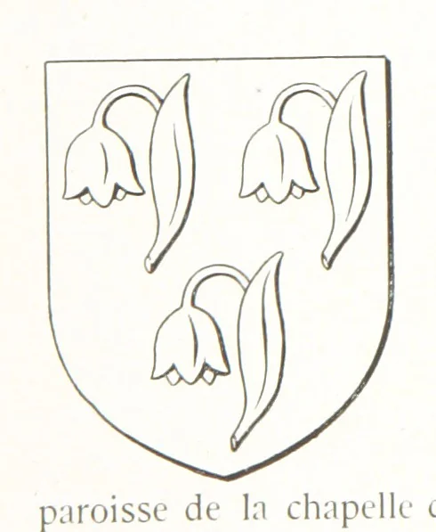 An illustration from Beaujolais-Forez-Dombes. Thizy et les environs. Armorial et notes généalogiques. Ouvrage orné de 380 gravures et rédigé d'après les notes éparses laissées par Étienne Mulsant, etc, 1899, leaf 24
