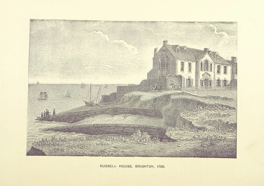 An illustration from “A Peep into the Past”: Brighton in the Olden Time, with glances at the present, etc. [With plates, including portraits, 1880, leaf 200