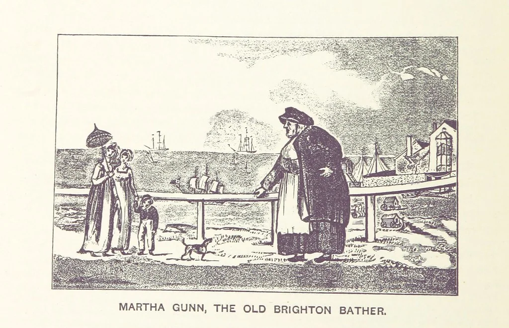 An illustration from “A Peep into the Past”: Brighton in the Olden Time, with glances at the present, etc. [With plates, including portraits, 1880, leaf 288