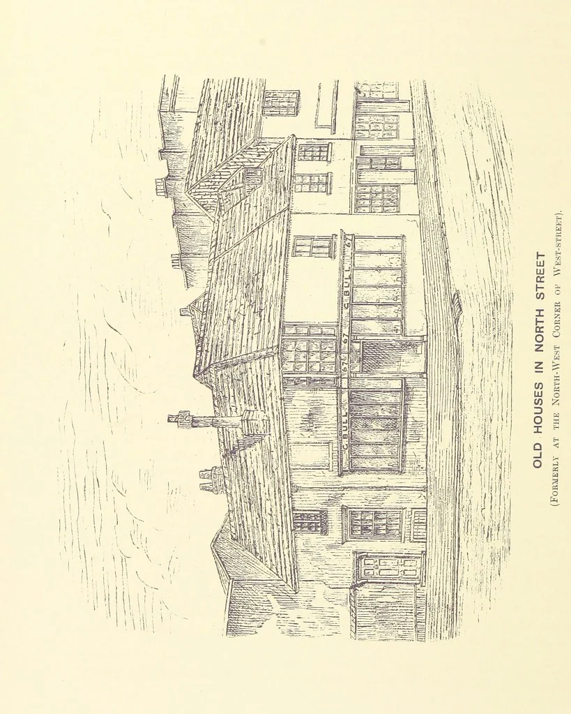 An illustration from “A Peep into the Past”: Brighton in the Olden Time, with glances at the present, etc. [With plates, including portraits, 1880, leaf 370