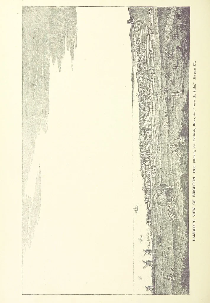 An illustration from “A Peep into the Past”: Brighton in the Olden Time, with glances at the present, etc. [With plates, including portraits, 1880, leaf 80