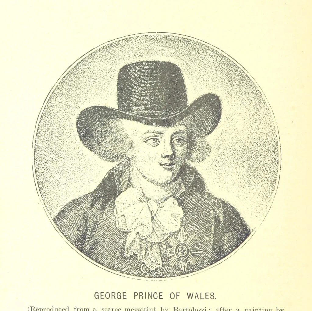 An illustration from “A Peep into the Past”: Brighton in the Olden Time, with glances at the present, etc. [With plates, including portraits, 1892, leaf 190