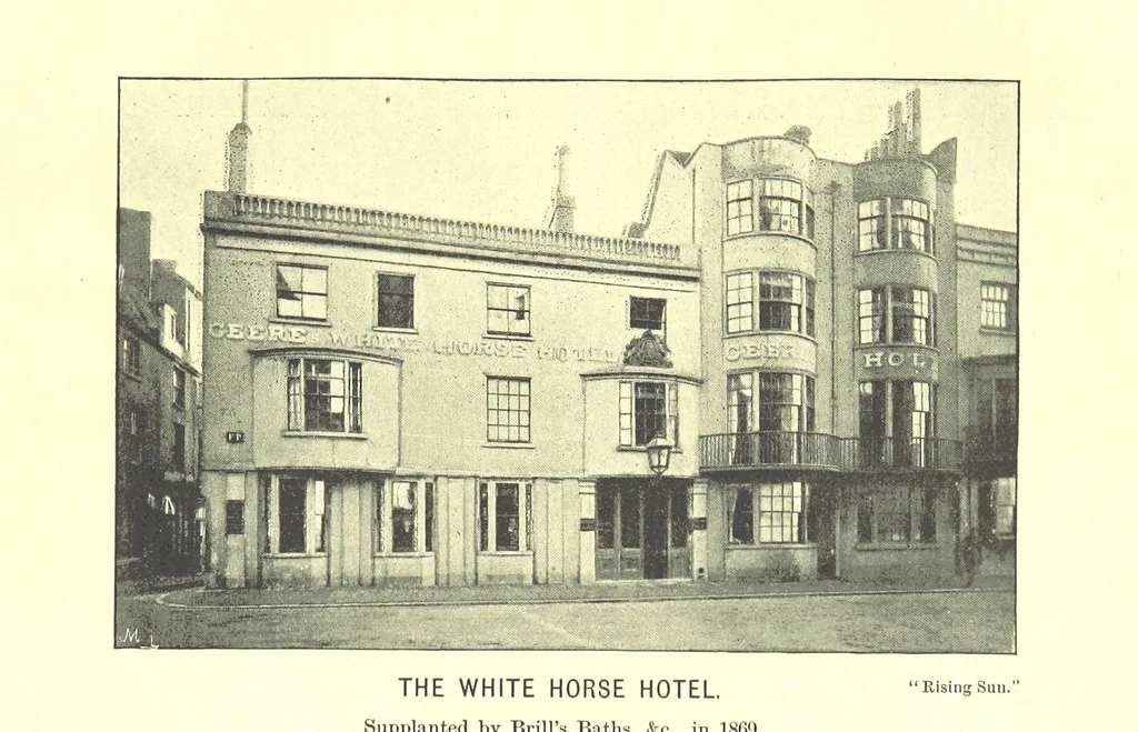 An illustration from “A Peep into the Past”: Brighton in the Olden Time, with glances at the present, etc. [With plates, including portraits, 1892, leaf 255