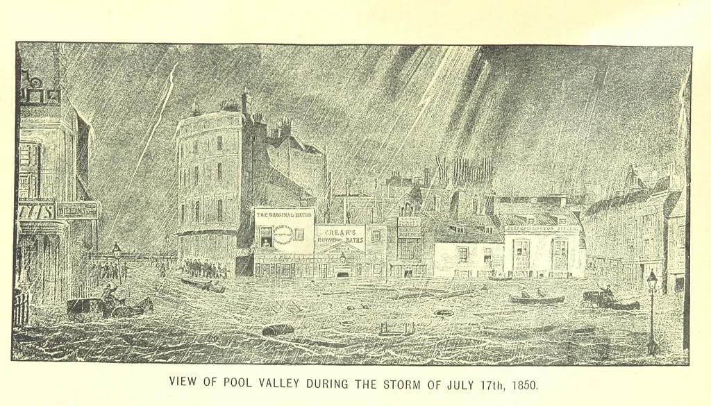 An illustration from “A Peep into the Past”: Brighton in the Olden Time, with glances at the present, etc. [With plates, including portraits, 1892, leaf 263