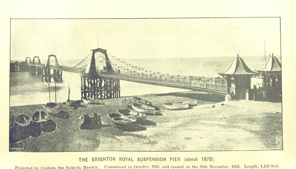 An illustration from “A Peep into the Past”: Brighton in the Olden Time, with glances at the present, etc. [With plates, including portraits, 1892, leaf 282