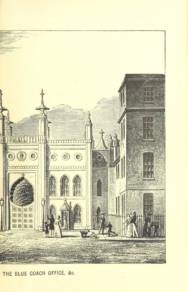 An illustration from “A Peep into the Past”: Brighton in the Olden Time, with glances at the present, etc. [With plates, including portraits, 1892, leaf 367