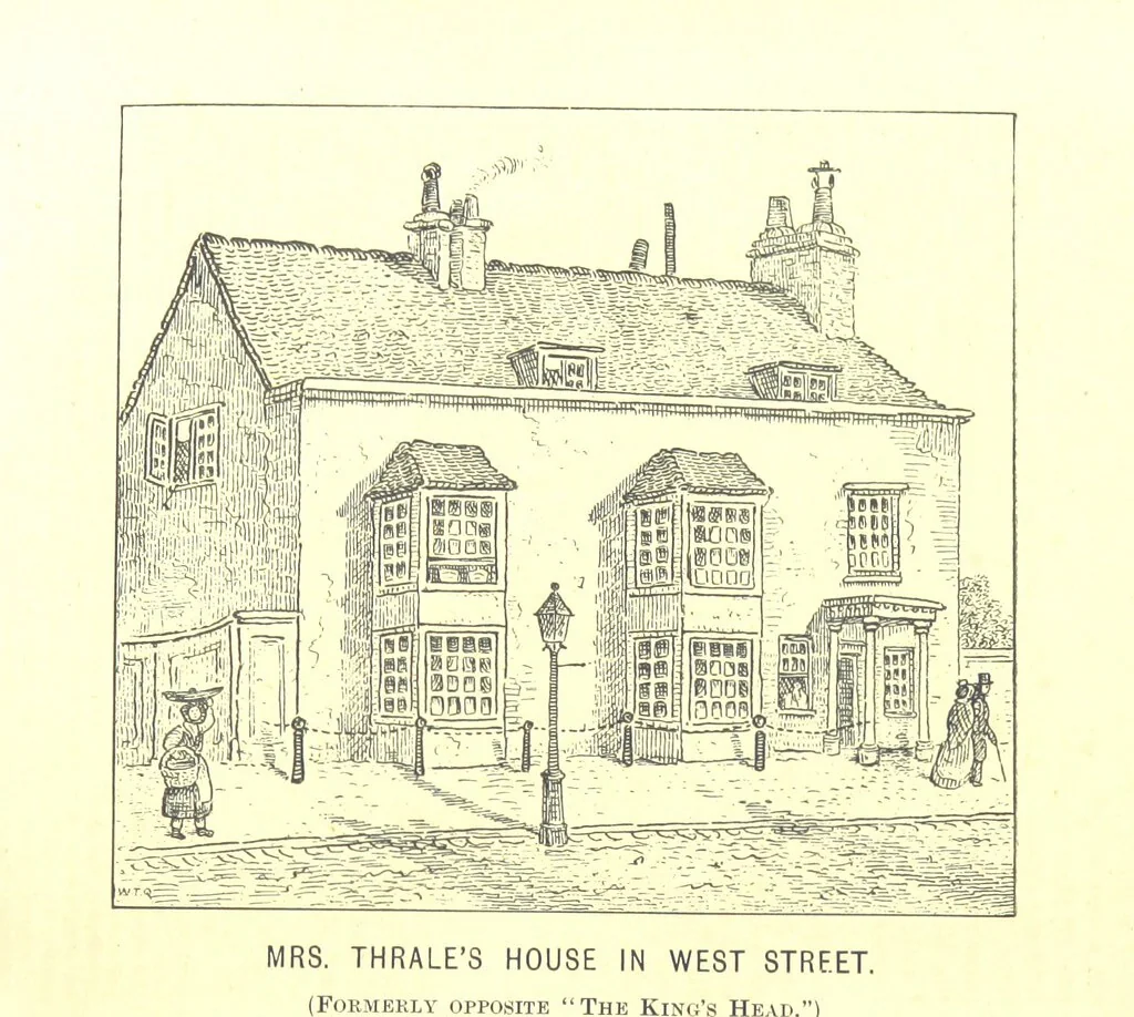 An illustration from “A Peep into the Past”: Brighton in the Olden Time, with glances at the present, etc. [With plates, including portraits, 1892, leaf 48
