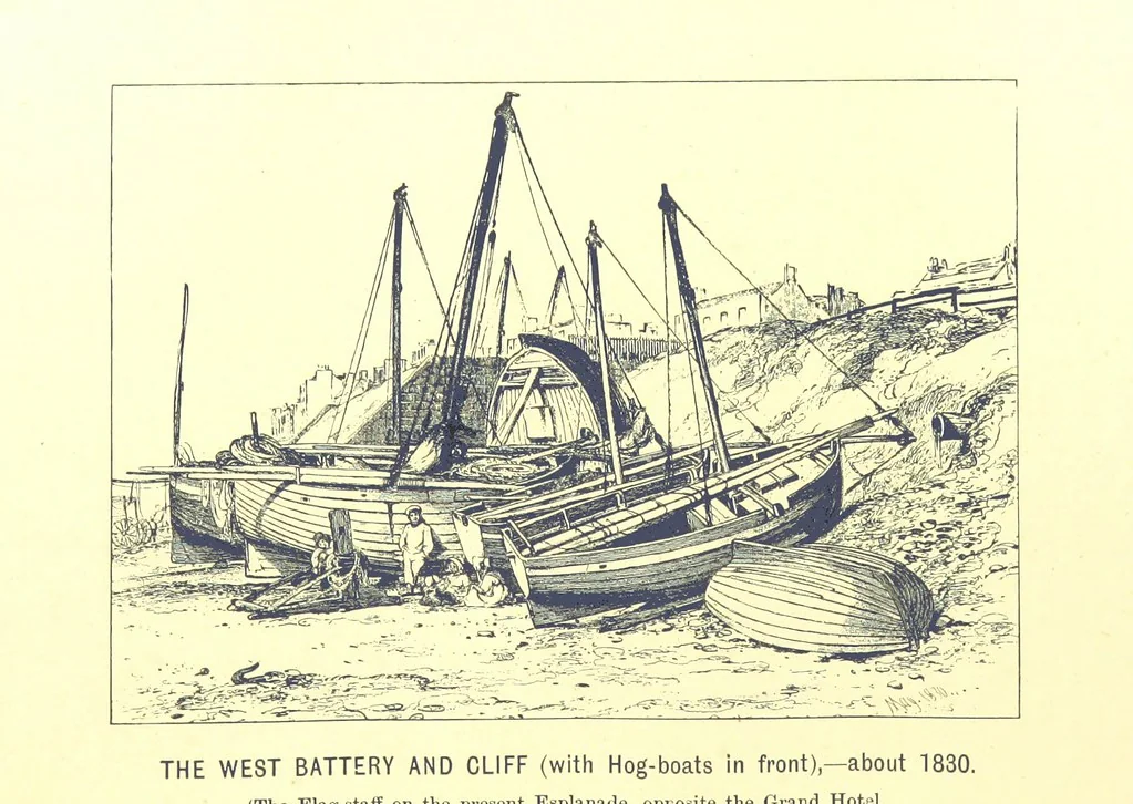 An illustration from “A Peep into the Past”: Brighton in the Olden Time, with glances at the present, etc. [With plates, including portraits, 1892, leaf 504