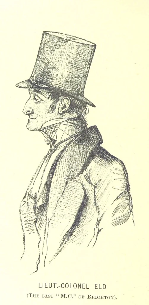 An illustration from “A Peep into the Past”: Brighton in the Olden Time, with glances at the present, etc. [With plates, including portraits, 1892, leaf 82