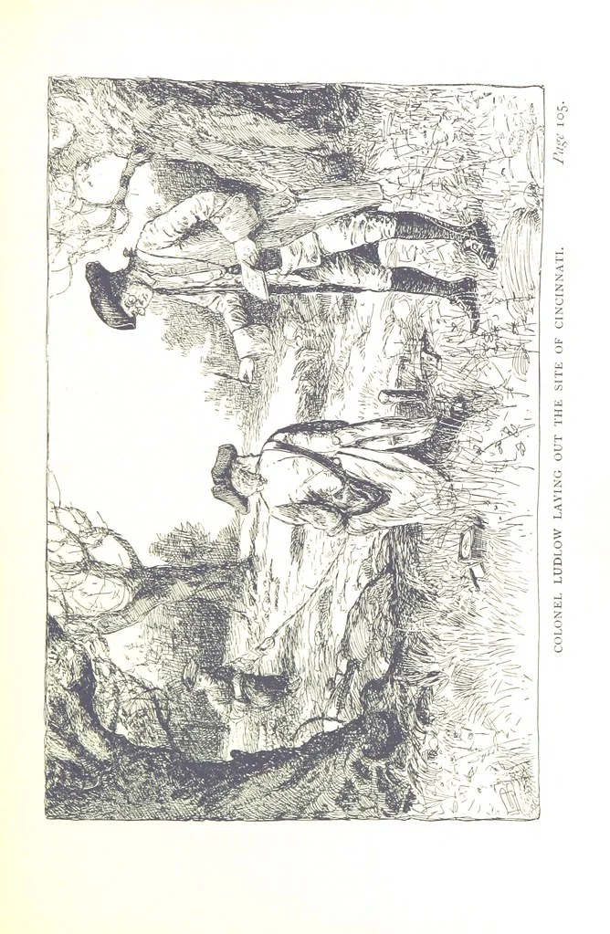 An illustration from The Story of Ohio ... Illustrations by L. J. Bridgman, 1888, leaf 113