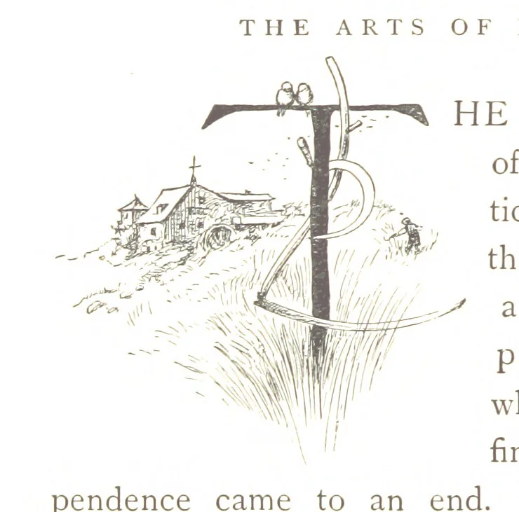 An illustration from The Story of Ohio ... Illustrations by L. J. Bridgman, 1888, leaf 180
