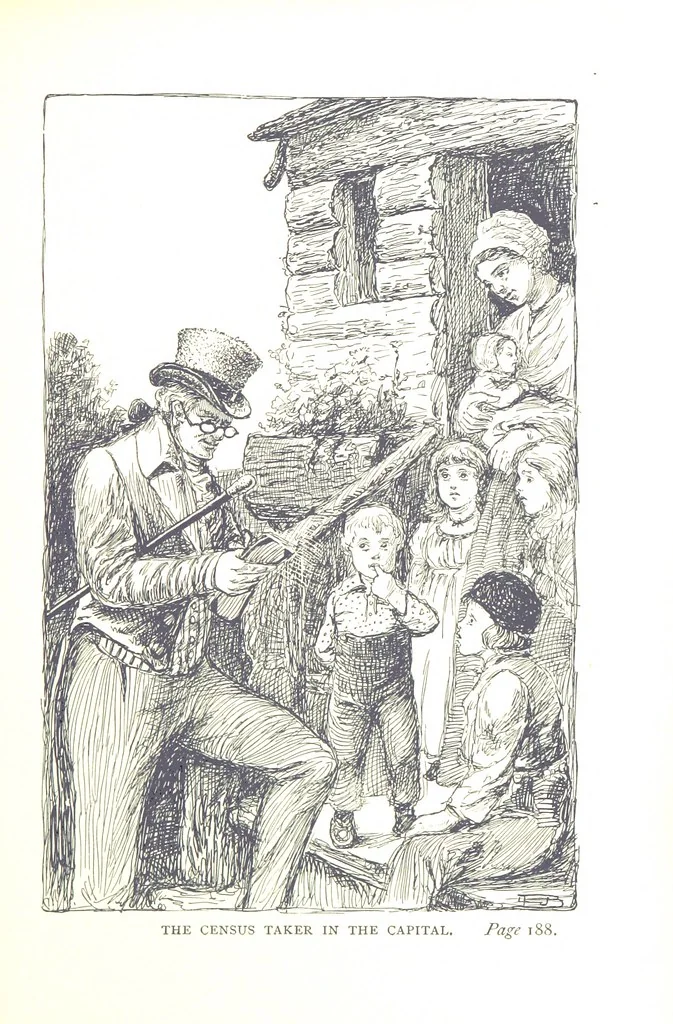 An illustration from The Story of Ohio ... Illustrations by L. J. Bridgman, 1888, leaf 185