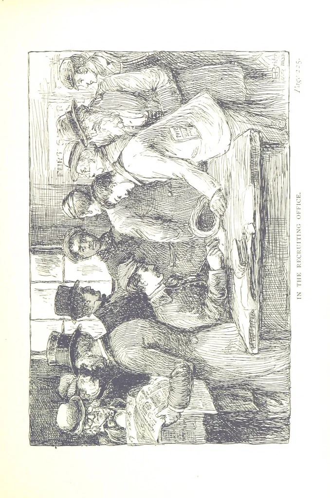 An illustration from The Story of Ohio ... Illustrations by L. J. Bridgman, 1888, leaf 235