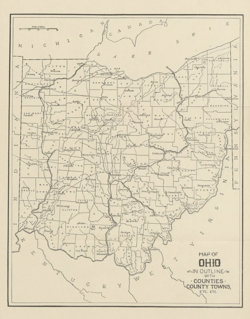 An illustration from The Story of Ohio ... Illustrations by L. J. Bridgman, 1888, leaf 307