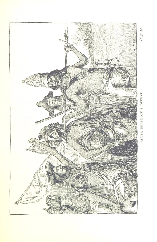 An illustration from The Story of Ohio ... Illustrations by L. J. Bridgman, 1888, leaf 57