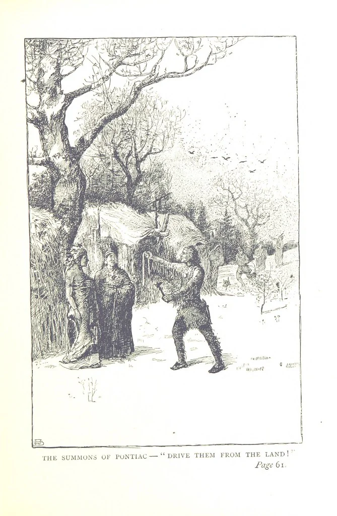 An illustration from The Story of Ohio ... Illustrations by L. J. Bridgman, 1888, leaf 69