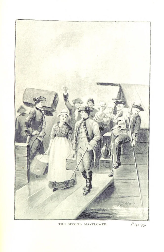 An illustration from The Story of Ohio ... Illustrations by L. J. Bridgman, 1888, leaf 99