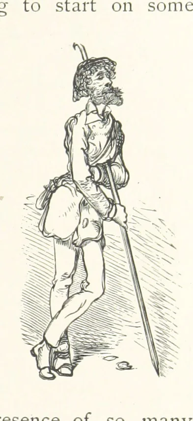 An illustration from The Pyrenees: a description of summer life at French watering places ... With ... illustrations by Gustave Doré, and a new map of the Central Pyrenees, 1881, leaf 117