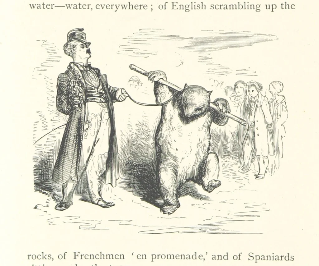 An illustration from The Pyrenees: a description of summer life at French watering places ... With ... illustrations by Gustave Doré, and a new map of the Central Pyrenees, 1881, leaf 128