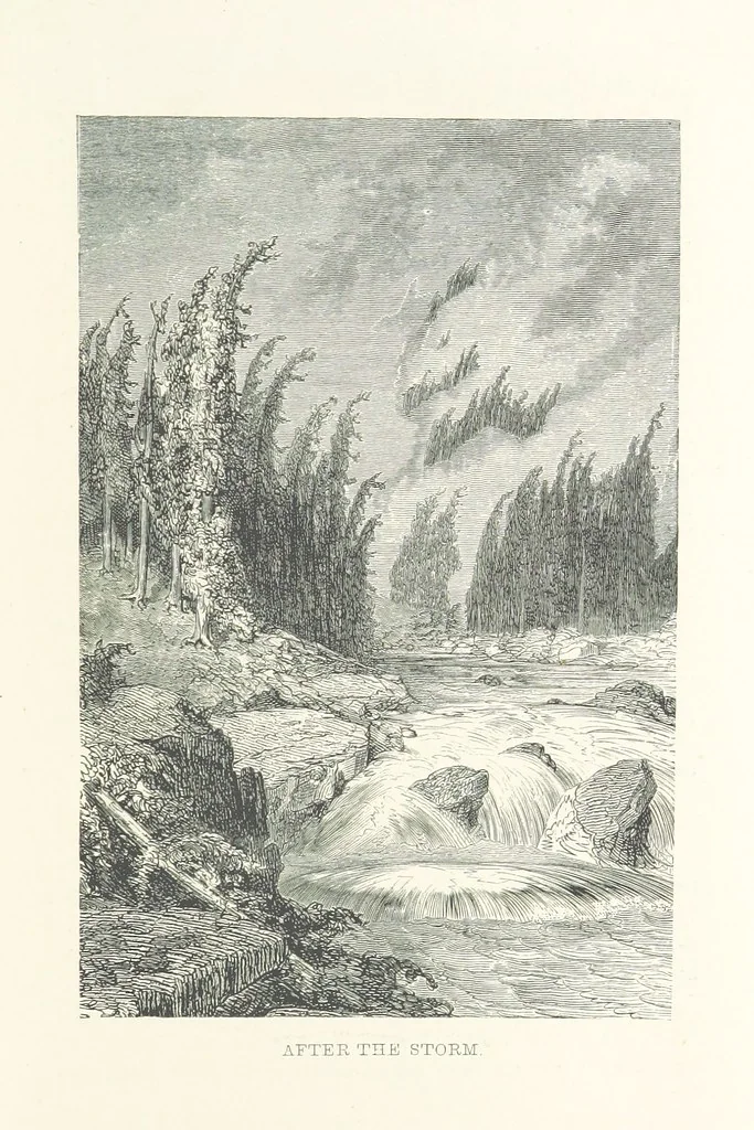 An illustration from The Pyrenees: a description of summer life at French watering places ... With ... illustrations by Gustave Doré, and a new map of the Central Pyrenees, 1881, leaf 137
