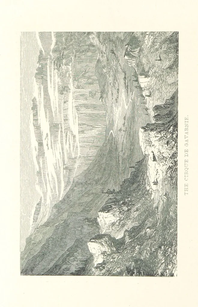 An illustration from The Pyrenees: a description of summer life at French watering places ... With ... illustrations by Gustave Doré, and a new map of the Central Pyrenees, 1881, leaf 154