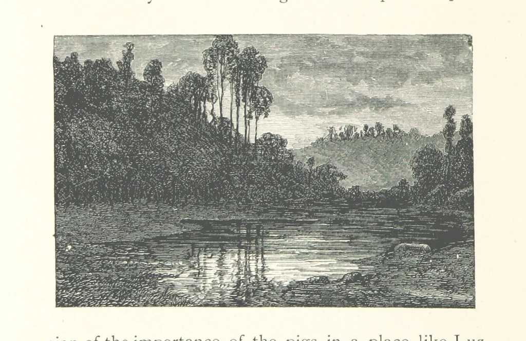 An illustration from The Pyrenees: a description of summer life at French watering places ... With ... illustrations by Gustave Doré, and a new map of the Central Pyrenees, 1881, leaf 164