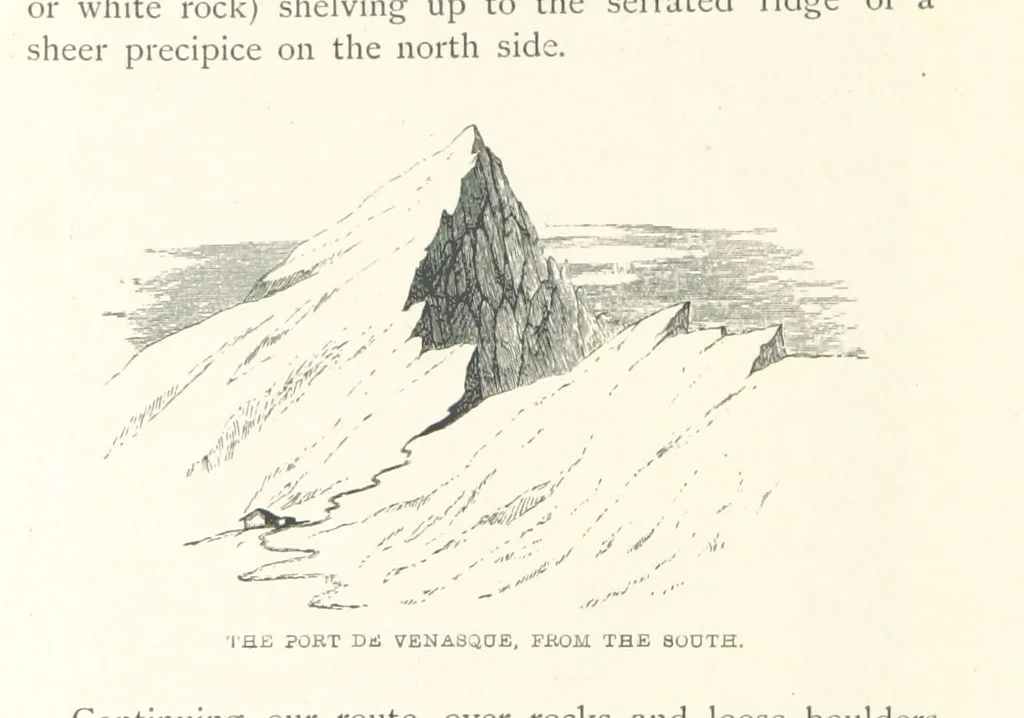An illustration from The Pyrenees: a description of summer life at French watering places ... With ... illustrations by Gustave Doré, and a new map of the Central Pyrenees, 1881, leaf 222