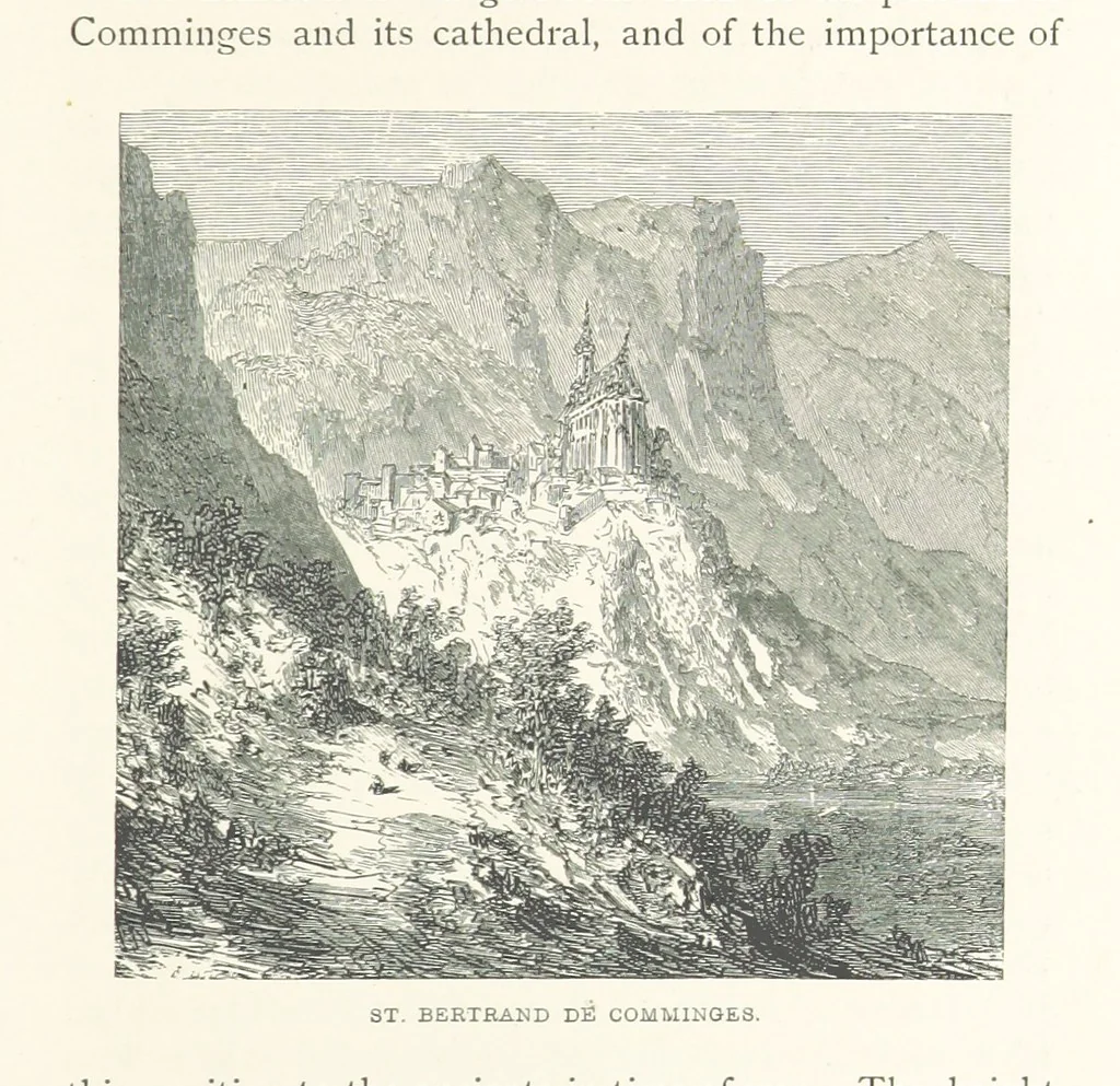 An illustration from The Pyrenees: a description of summer life at French watering places ... With ... illustrations by Gustave Doré, and a new map of the Central Pyrenees, 1881, leaf 229