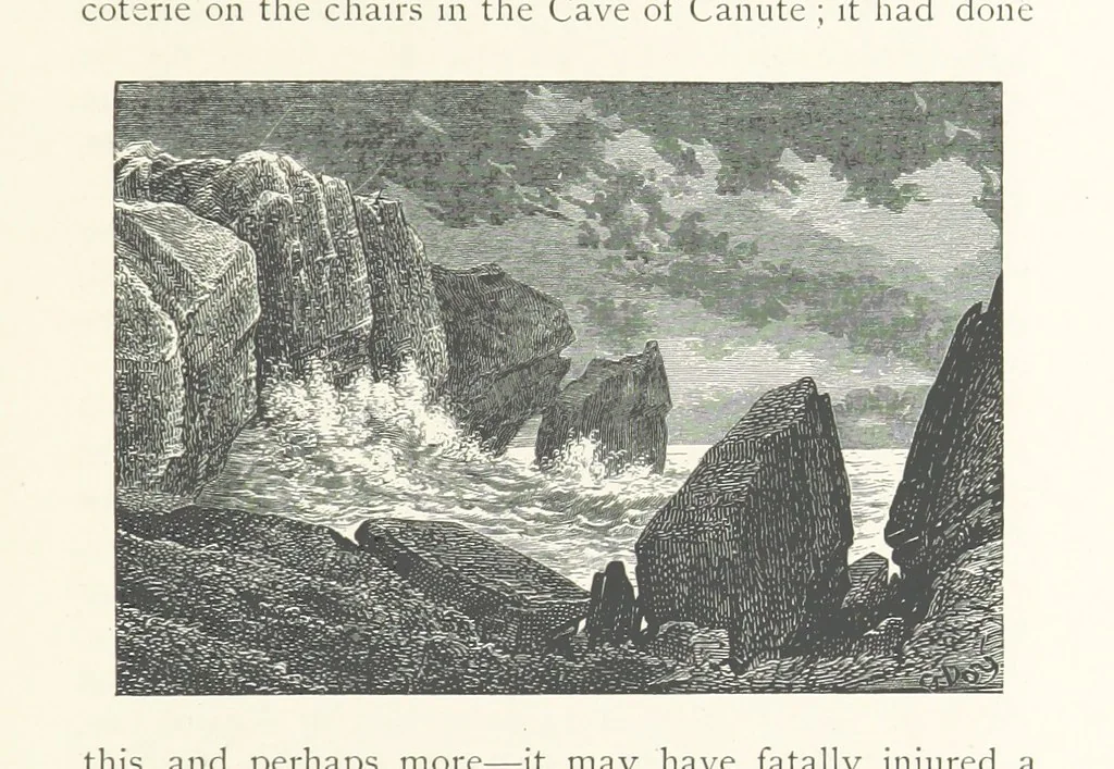 An illustration from The Pyrenees: a description of summer life at French watering places ... With ... illustrations by Gustave Doré, and a new map of the Central Pyrenees, 1881, leaf 251