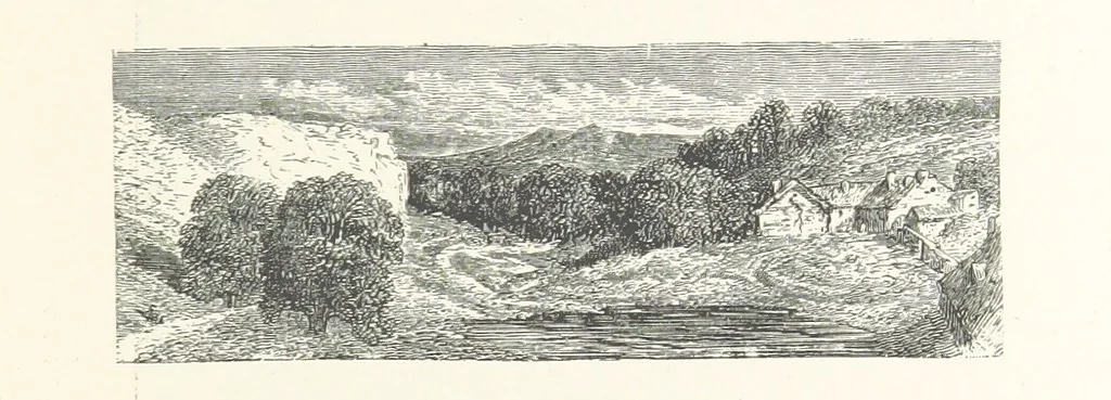An illustration from The Pyrenees: a description of summer life at French watering places ... With ... illustrations by Gustave Doré, and a new map of the Central Pyrenees, 1881, leaf 49