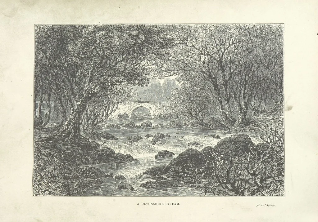 An illustration from Lorna Doone: a romance of Exmoor, 1883, leaf 10