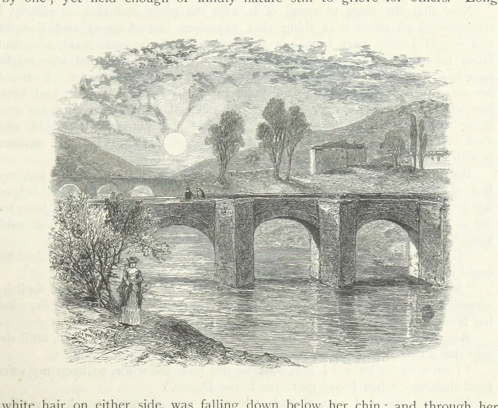 An illustration from Lorna Doone: a romance of Exmoor, 1883, leaf 143
