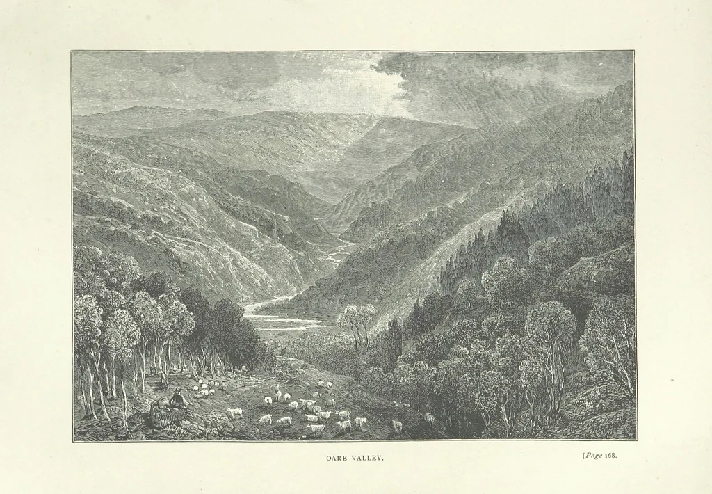 An illustration from Lorna Doone: a romance of Exmoor, 1883, leaf 205