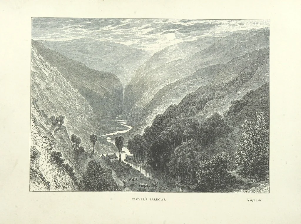 An illustration from Lorna Doone: a romance of Exmoor, 1883, leaf 258