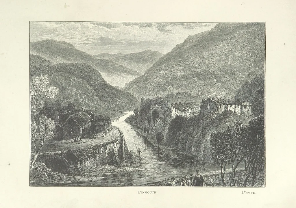 An illustration from Lorna Doone: a romance of Exmoor, 1883, leaf 285