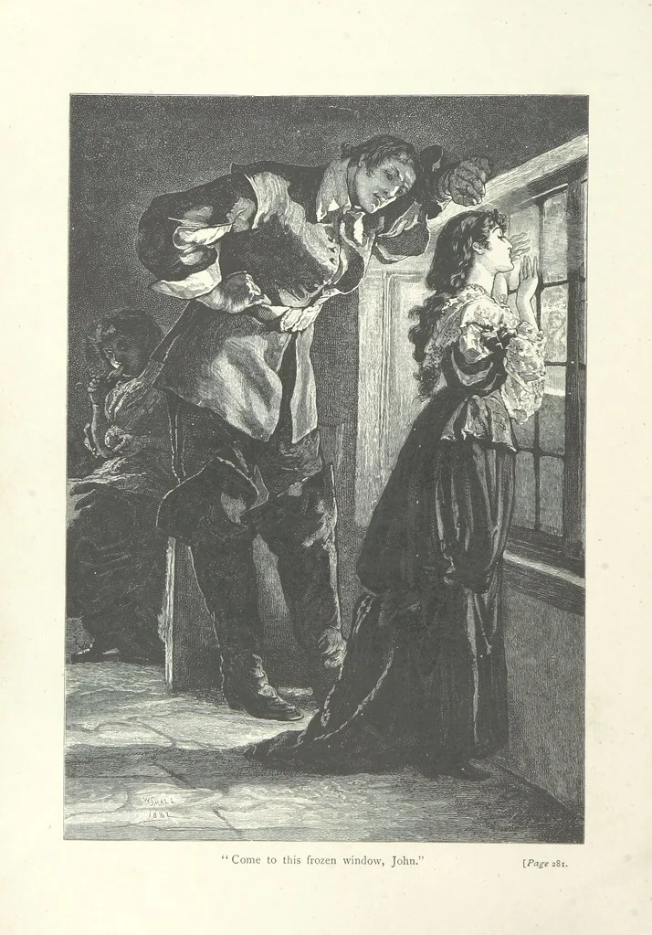 An illustration from Lorna Doone: a romance of Exmoor, 1883, leaf 324