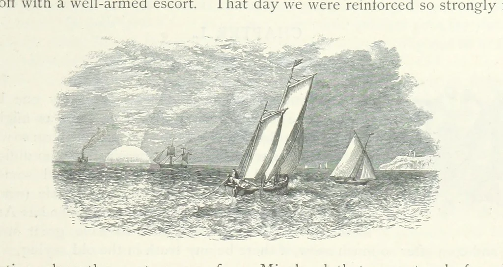An illustration from Lorna Doone: a romance of Exmoor, 1883, leaf 373