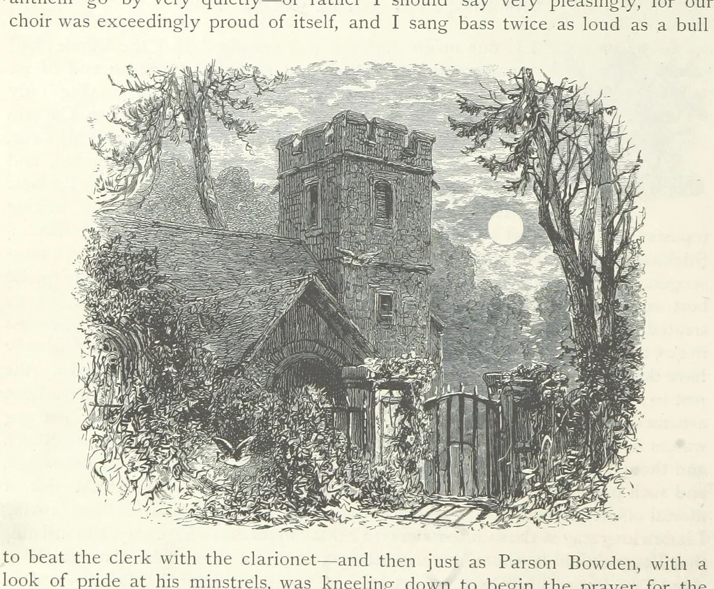An illustration from Lorna Doone: a romance of Exmoor, 1883, leaf 480