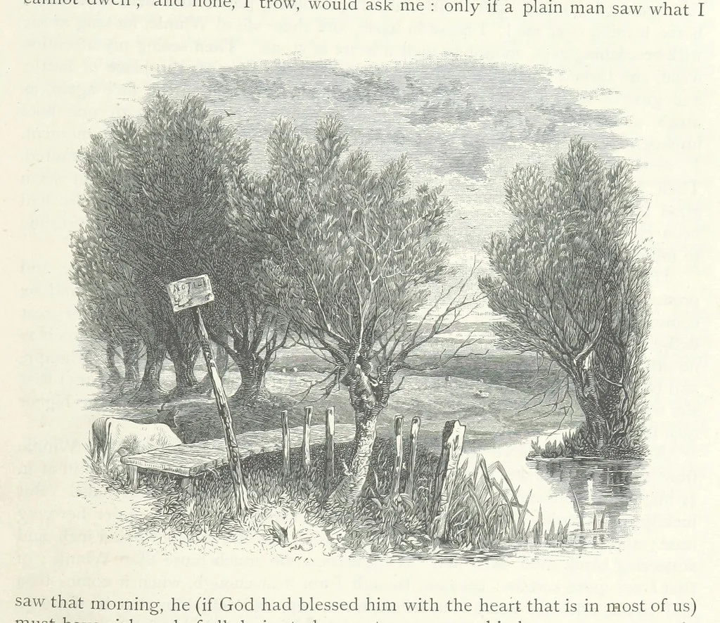 An illustration from Lorna Doone: a romance of Exmoor, 1883, leaf 499