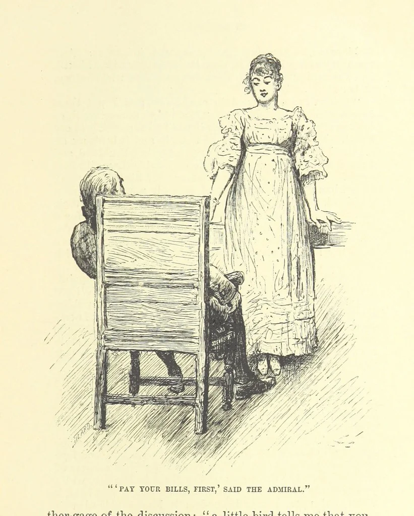 An illustration from Springhaven. A tale of the Great War ... Third edition, 1888, leaf 107