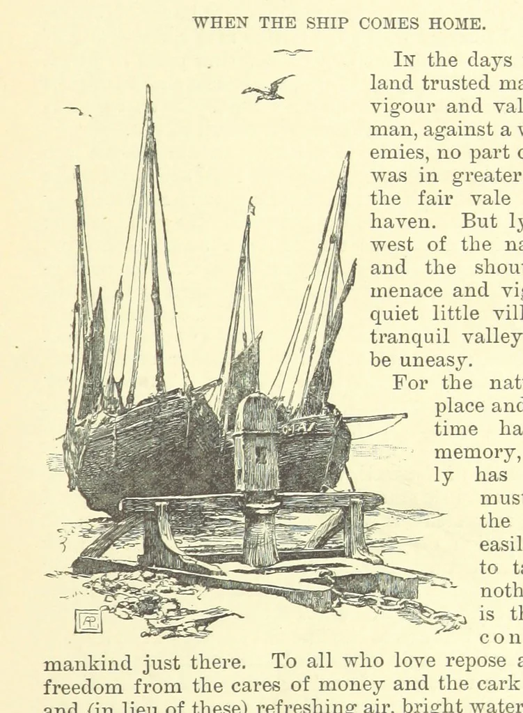 An illustration from Springhaven. A tale of the Great War ... Third edition, 1888, leaf 11