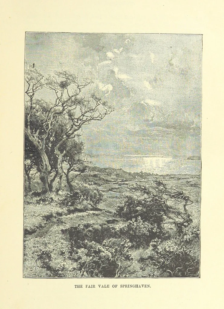 An illustration from Springhaven. A tale of the Great War ... Third edition, 1888, leaf 13