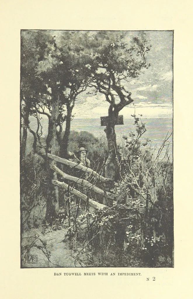 An illustration from Springhaven. A tale of the Great War ... Third edition, 1888, leaf 189