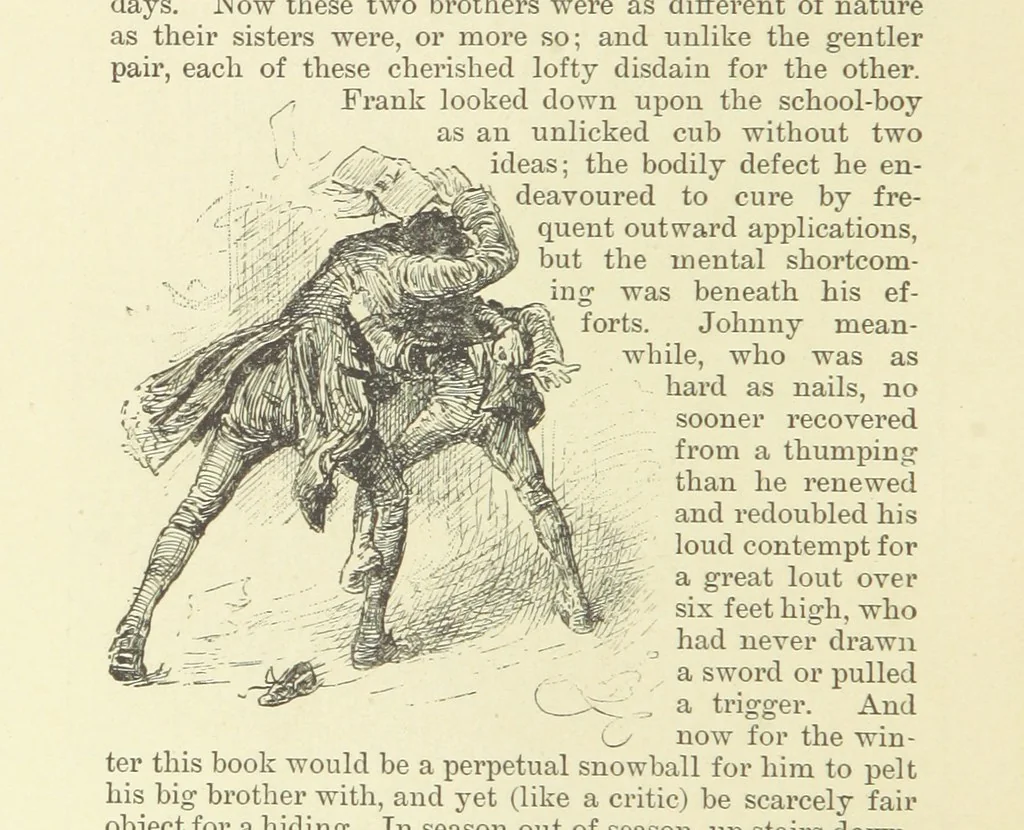 An illustration from Springhaven. A tale of the Great War ... Third edition, 1888, leaf 262