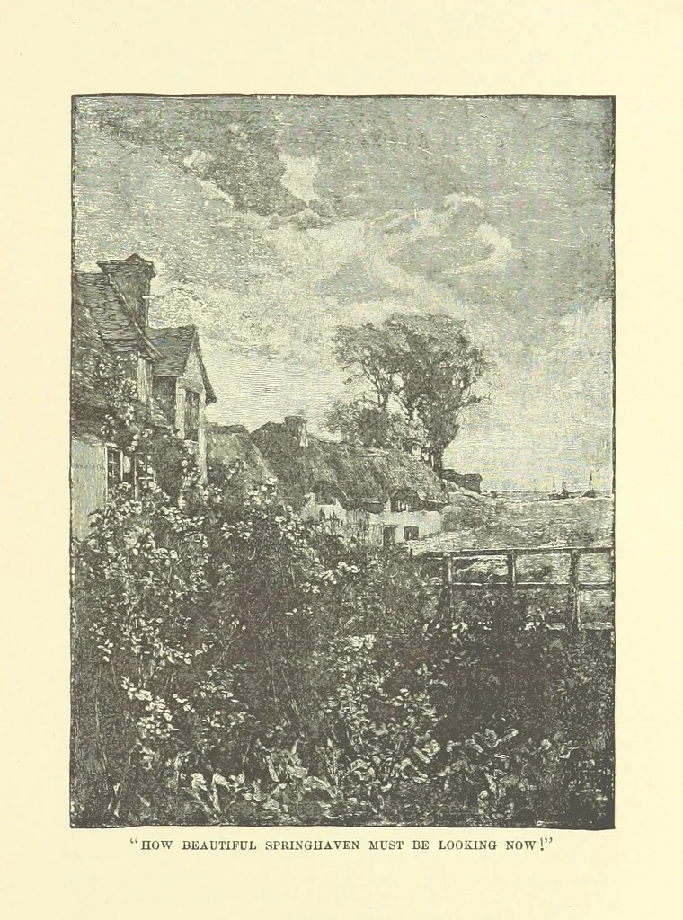 An illustration from Springhaven. A tale of the Great War ... Third edition, 1888, leaf 335