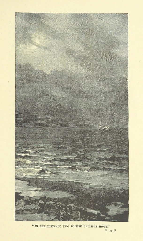 An illustration from Springhaven. A tale of the Great War ... Third edition, 1888, leaf 381